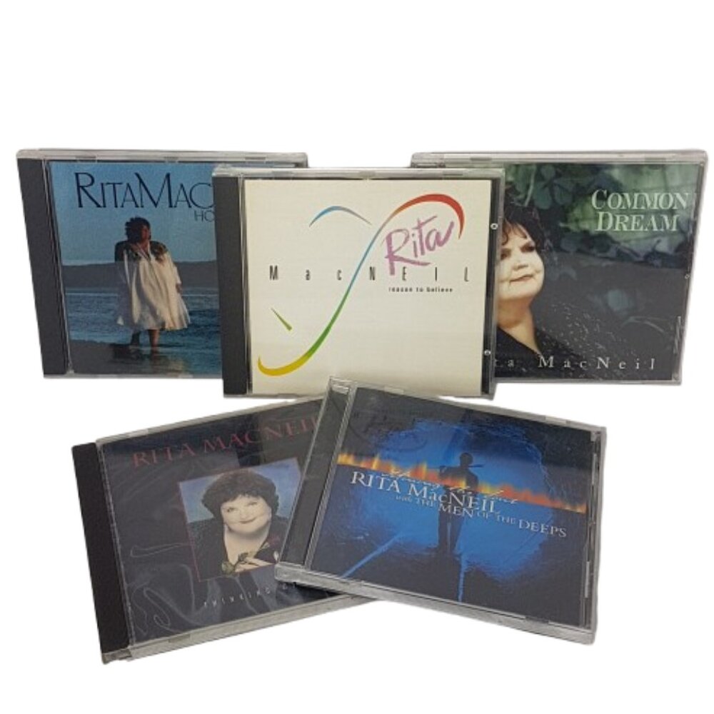 Lot of 5 Vintage Rita MacNeil CDs Home Thinking Reason Common Men of the Deeps